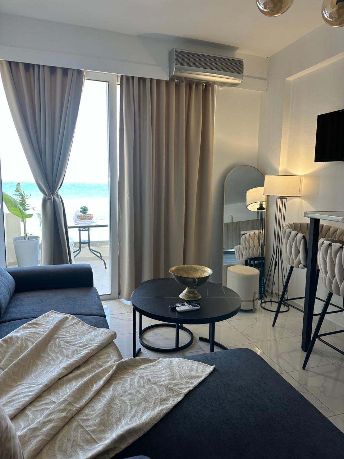 Stella & Eleni Suite With Shared Pool & Open View Kalamaki  Exterior foto
